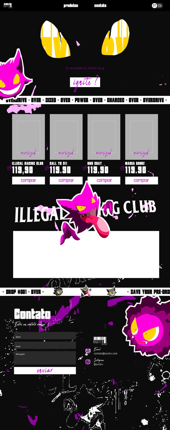 OVRDRV — Illegal Racing Club · lookbook